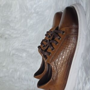 Brown Leather Boy's Shoes